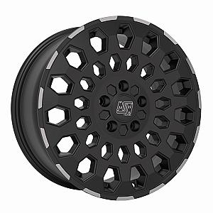 MSW MSW 99 VAN MATT BLACK LIP POLISHED 8x17 ET37 5/127/71,6