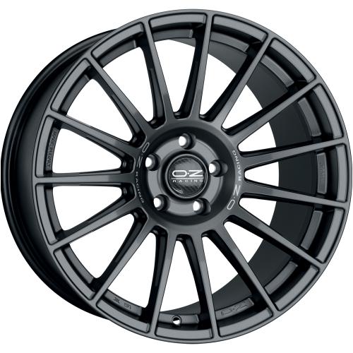 OZ SUPERTURISMO DAKAR MATT GRAPHITE SILVER LETTERING 11x21 ET60 5/130/71,5