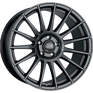 OZ SUPERTURISMO DAKAR MATT GRAPHITE SILVER LETTERING 11x21 ET60 5/130/71,5