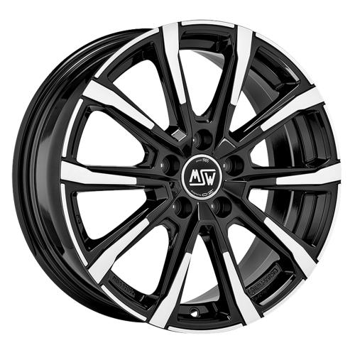 MSW MSW 79 GLOSS BLACK FULL POLISHED 7x17 ET51 5/100/57,1