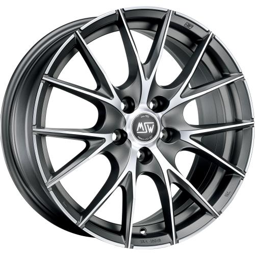 MSW MSW 25 MATT TITANIUM FULL POLISHED 7x17 ET42 4/100/63,4