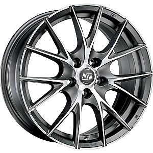 MSW MSW 25 MATT TITANIUM FULL POLISHED 7x17 ET42 4/100/63,4