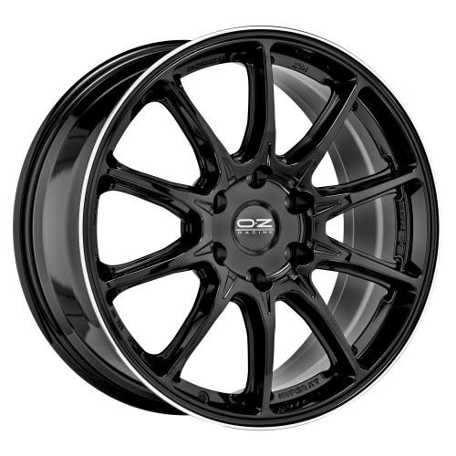 OZ HYPER XT HLT OFFROAD GLOSS BLACK+DIAMOND LIP 9x20 ET38 6/114,3/66,1