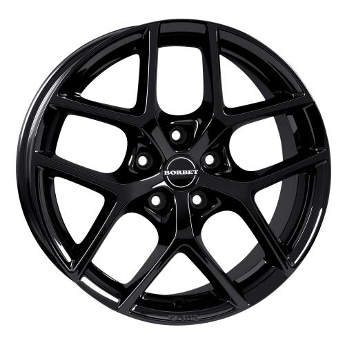BORBET Y Black glossy 7x16 ET38 5/112/66,5
