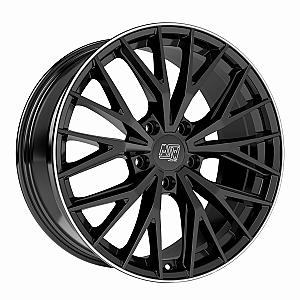MSW MSW 44 GLOSS BLACK+DIAMOND LIP 8,5x20 ET28 5/112/73