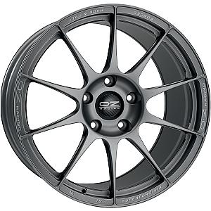 OZ SUPERFORGIATA GRIGIO CORSA CON SCRITTE DI FRESATURA 8,5x19 ET42 5/112/66,6