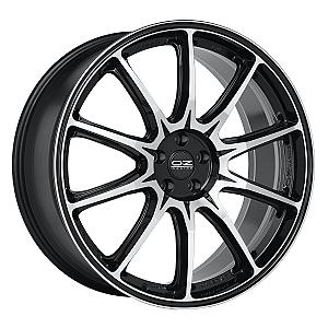 OZ HYPER XT HLT GLOSS BLACK DIAMOND CUT 11,5x22 ET22 5/130/71,5