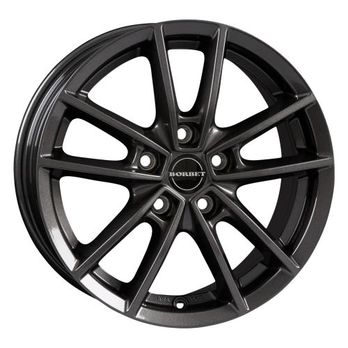 BORBET W Mistral anthracite glossy 7x17 ET43 5/112/57,1