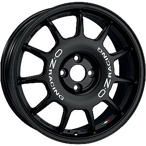 OZ LEGGENDA MATT BLACK WHITE LETTERING 7x17 ET37 4/100/68