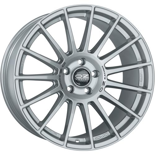 OZ SUPERTURISMO DAKAR MATT RACE SILVER BLACK LETTERING 8,5x20 ET45 5/112/79