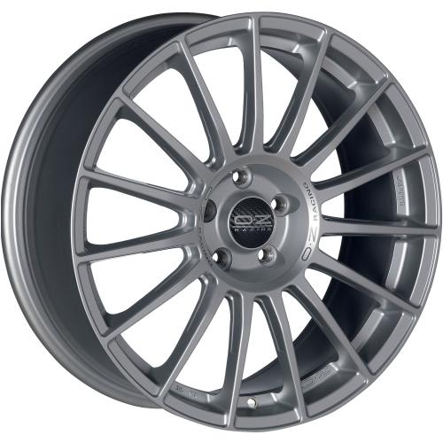 OZ SUPERTURISMO LM MATT RACE SILVER BLACK LETTERING 7,5x18 ET48 5/100/68