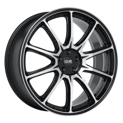 OZ HYPER XT HLT GLOSS BLACK DIAMOND CUT 9x22 ET40 5/114/67,04