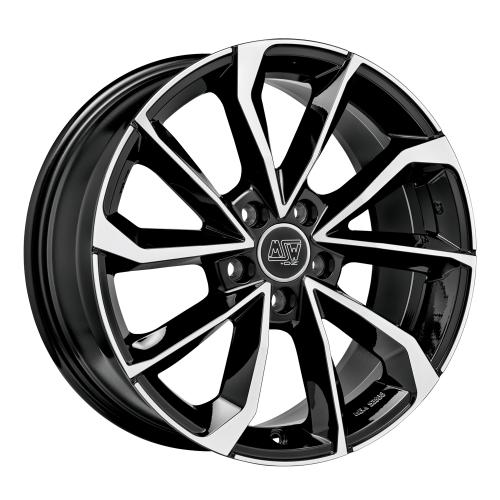 MSW MSW 42 GLOSS BLACK FULL POLISHED 8x18 ET28 5/112/66,6