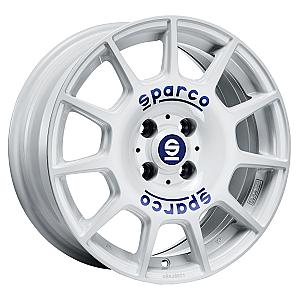 SPARCO SPARCO TERRA WHITE BLUE LETTERING 7,5x17 ET45 5/114,3/73