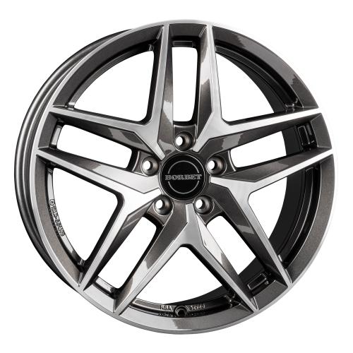 BORBET Z Mistral anthracite glossy polished 8,5x20 ET40 5/112/66,6