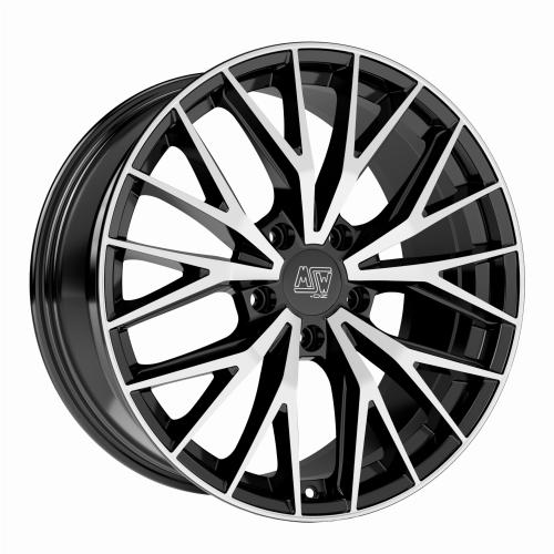 MSW MSW 44 GLOSS BLACK FULL POLISHED 9x20 ET50 5/112/73