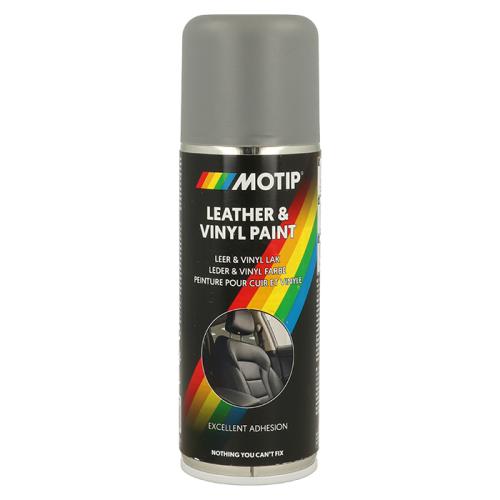 Motip læder og vinyl maling Grå 200ml