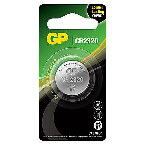GP knapcelle, Lithium, CR2320, 1-pak