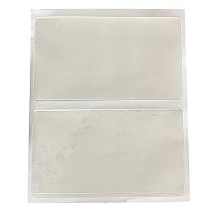 Selvklæbende plastlomme til P-billet 10,5x6 cm