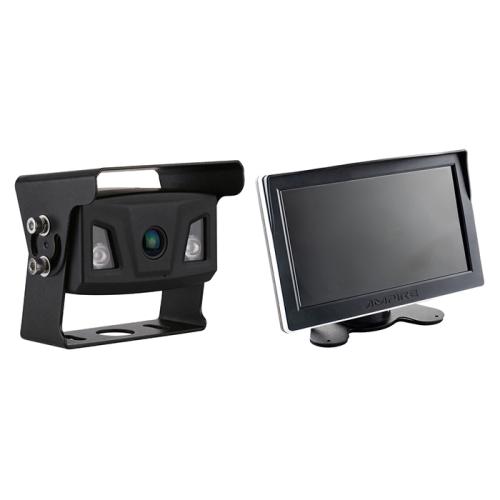 Infrarødt farvebakkamera m. 7" TFT dual-input monitor