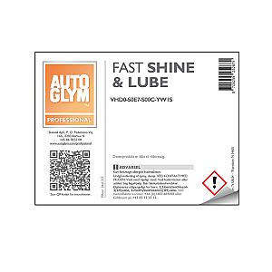 Label Autoglym Fast Shine & Lube