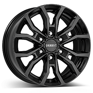 DEZENT KC black 7.5x19 ET45 6/139.7/93.1